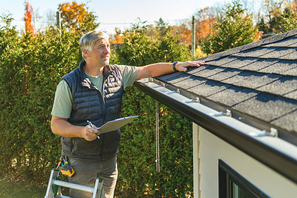 Professional Flat Roof Repair technician working in Genoa, WV